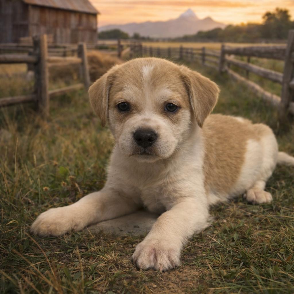 A baby small-sized male Yellow / Tan / Blond / Fawn Mixed Breed dog named Waylon for adoption in Alexandria, VA